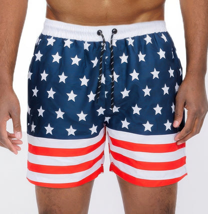 Team Usa Flag Swim Trunks