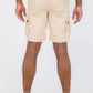 Mens Belted Cargo Shorts With Pockets