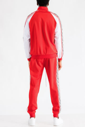 Snake Stripe Track Suit