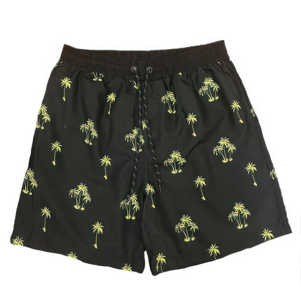 Palm Tree Print Swim Trunks