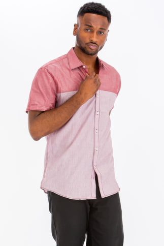 2 Tone Short Sleeves Shirt