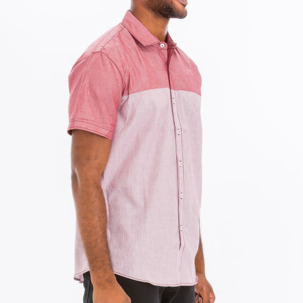 2 Tone Short Sleeves Shirt