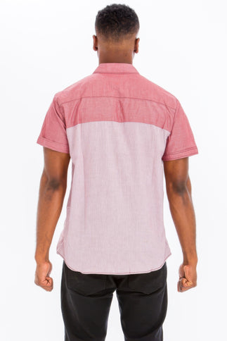 2 Tone Short Sleeves Shirt