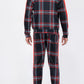 Plaid Checkered Full Zip Track Pants