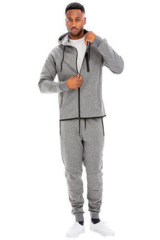 Mens Full Zip Sweat Pant Sweat Set