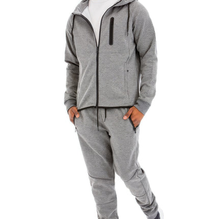 Mens Full Zip Sweat Pant Sweat Set