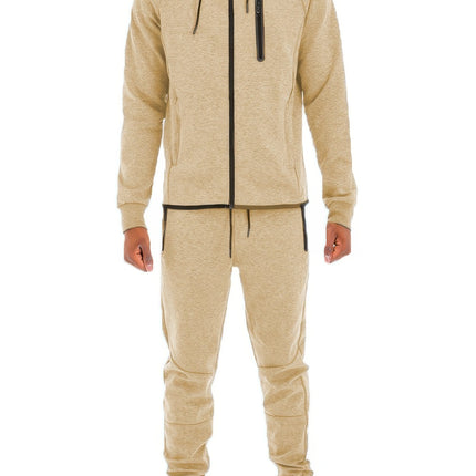 Mens Full Zip Sweat Pant Sweat Set