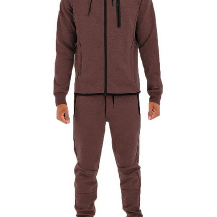 Mens Full Zip Sweat Pant Sweat Set