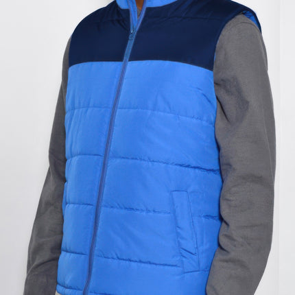 Padded Winter Two Tone Vest