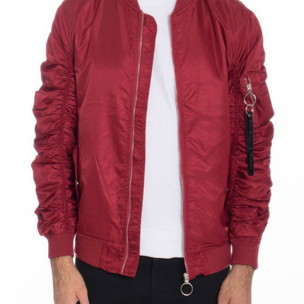 Men's Casual Ma-1 Flight Lined Bomber Jacket