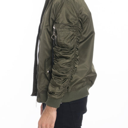 Men's Casual Ma-1 Flight Lined Bomber Jacket