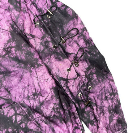 Tye Dye Sleeve Toggle Hoodie And Sweat Set