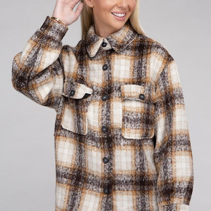 Cozy Plaid Flannel Shacket