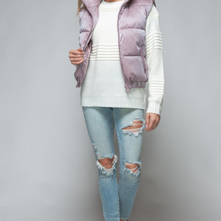 Snobbish Fine Fur Lining Quilted Vest