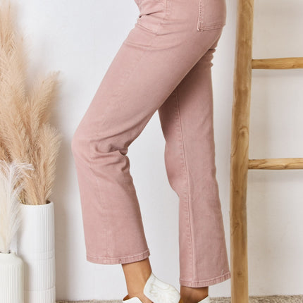 RISEN Full Size High Rise Ankle Flare Jeans