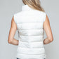 Snobbish Zip Up Turtleneck Vest with Pockets