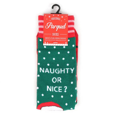 Men's Naughty Santa Novelty Socks