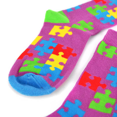 Women's Autism Awareness Novelty Socks