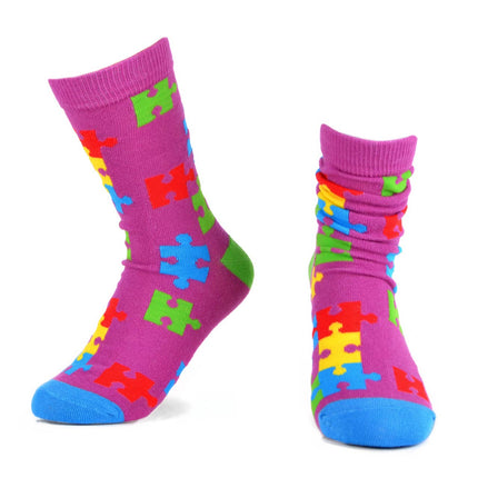 Women's Autism Awareness Novelty Socks