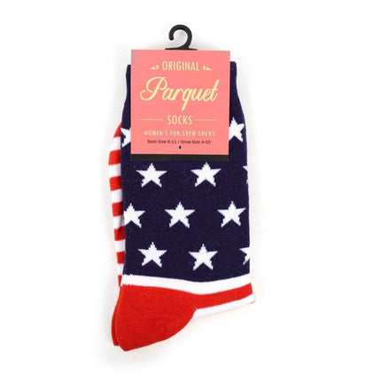 Women's American Flag Novelty Socks