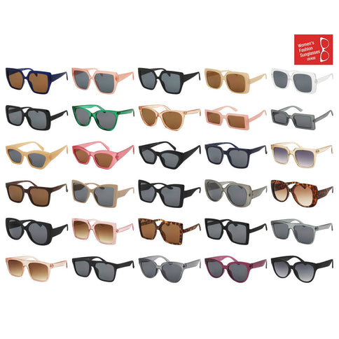 Ladies Sunglasses Mix Fashion Styles Assorted Trendy