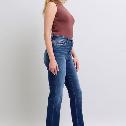 Judy Blue Full Size Washed Straight Leg Jeans with Pockets