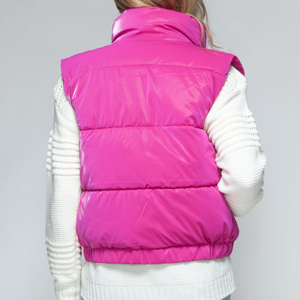 Snobbish Fine Fur Lining Quilted Vest