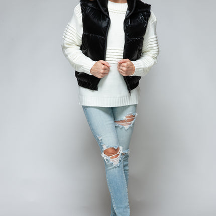 Snobbish Fine Fur Lining Quilted Vest