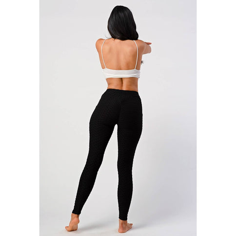 HIGH WAIST YOGA PANTS SCRUNCH BUTT LIFT LEGGINGS WITH POCKET