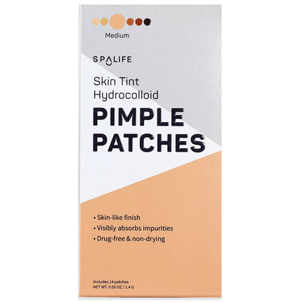 Skin tint hydrocolloid pimple patches - 14 Patches