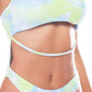 TIE DYE CUTOUT ONE PIECE