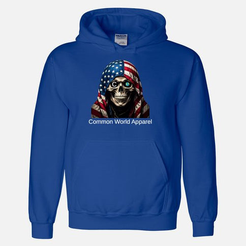 C World Apparel Skull Hoodie