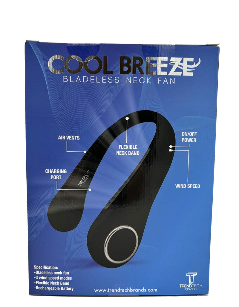 Black cool breeze neck fan